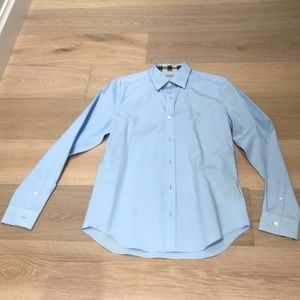 Blue Burberry shirt